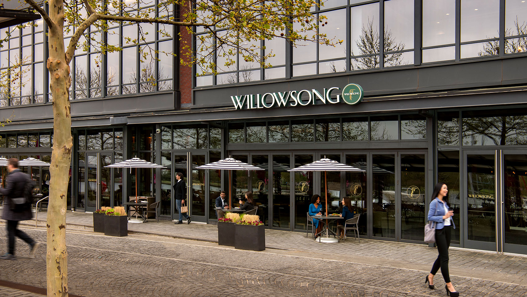 Exterior of Willowsong restaurant at Intercontinental DC - Wharf