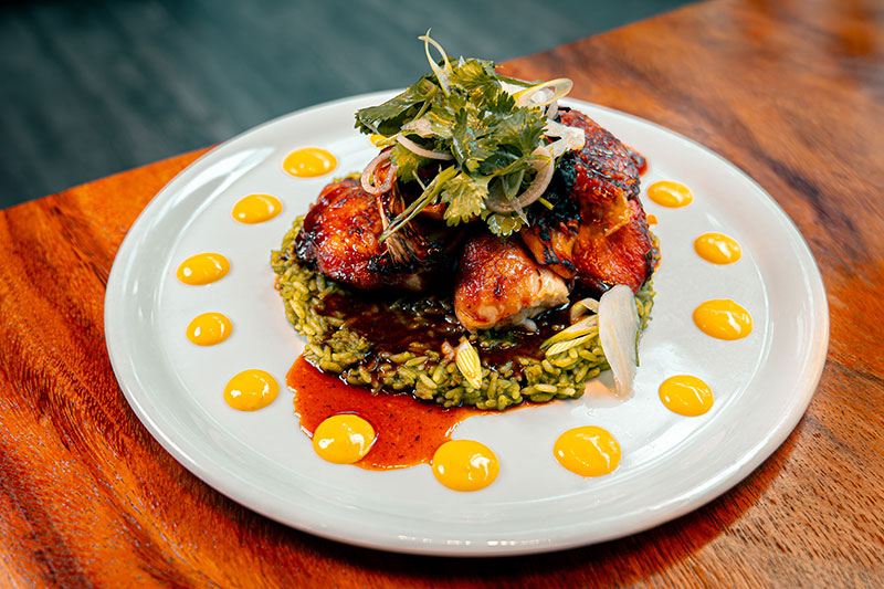 colorful meal at willowsong dc