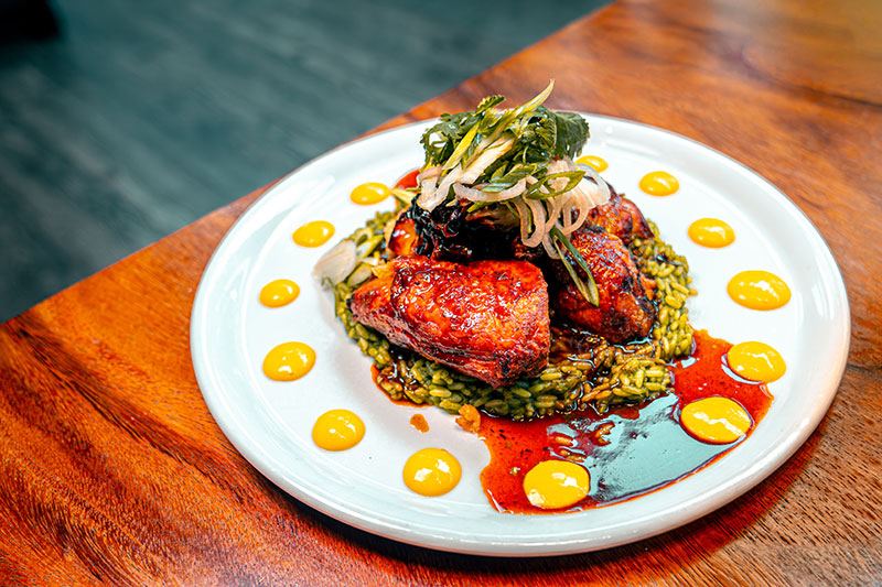 gourmet plate at willowsong intercontinental