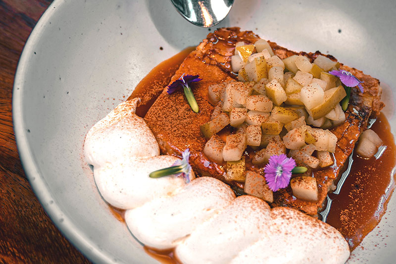 dinner plate at willowsong
